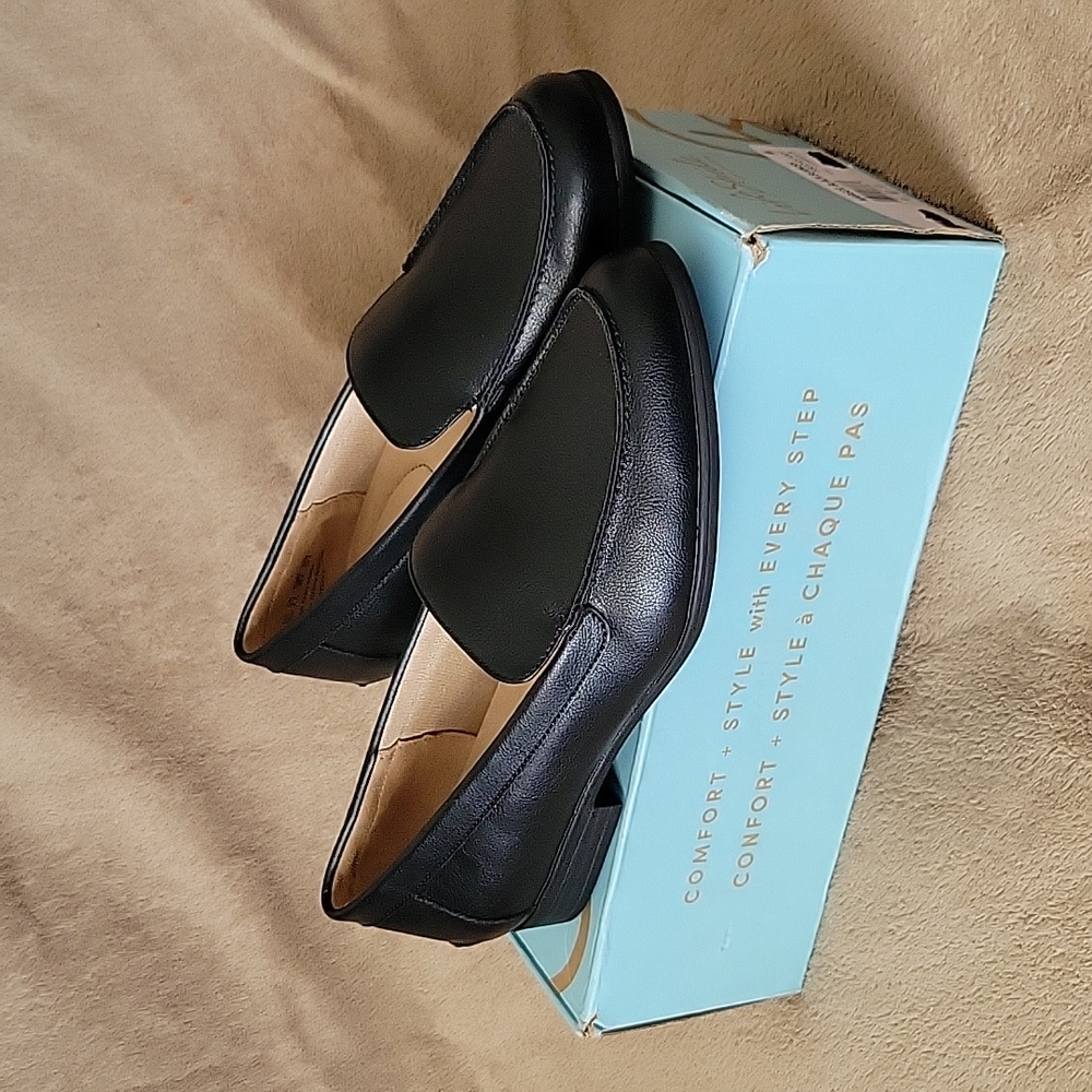 Life Stride Margot Black Burnish shoes